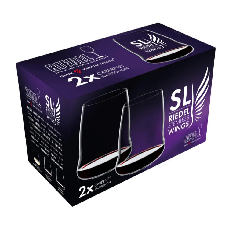 Riedel SL Stemless Wings Cabernet/Sauvignon Wine Glass (Set of 2)
