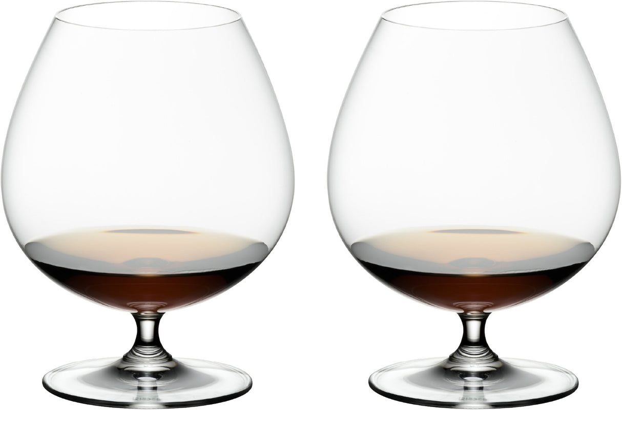 Riedel Vinum Brandy Glass (4-Pack) with Wine Pourer and Polishing Cloth