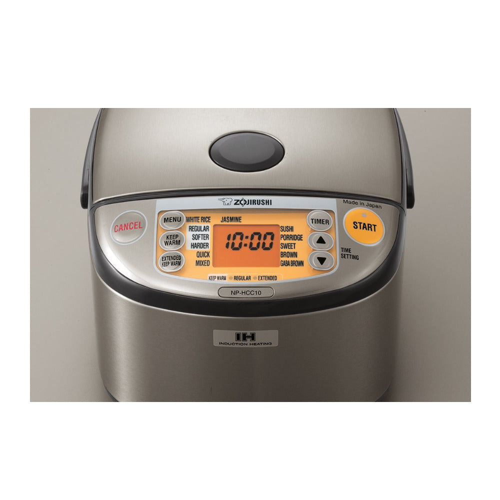 Zojirushi Induction Heating System Rice Cooker and Warmer (10-Cup/Dark Gray)