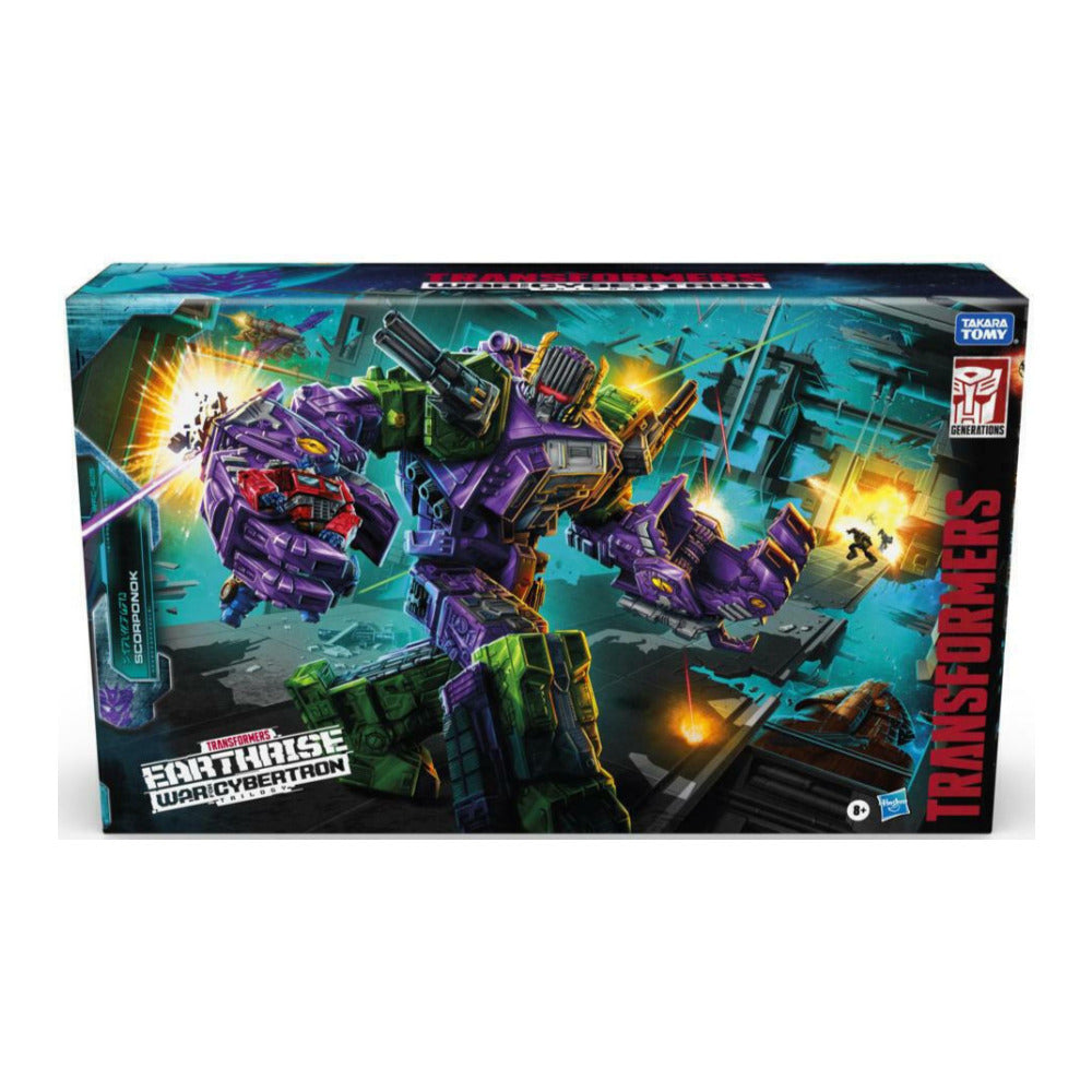 Transformers Toys Generations War for Cybertron: Scorponok Triple Changer Figure