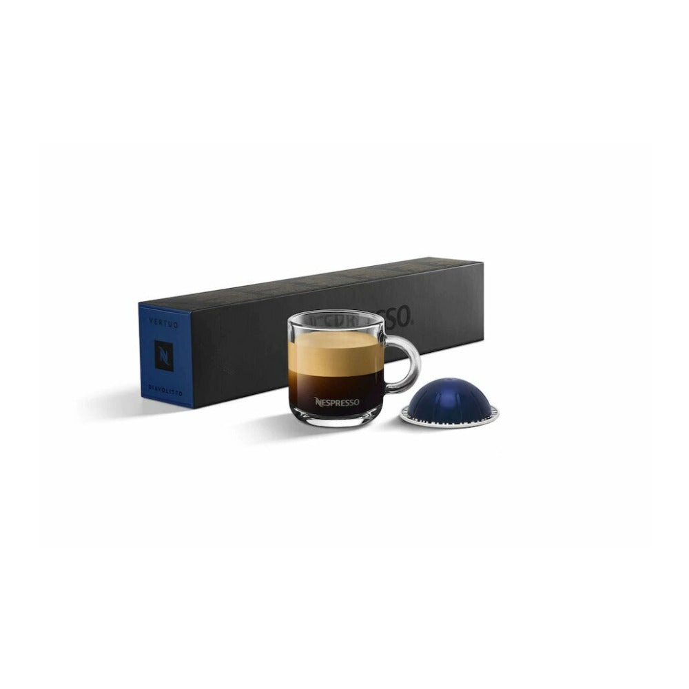 Nespresso VertuoLine Espresso, Diavolitto (Pack of 10 Capsules)