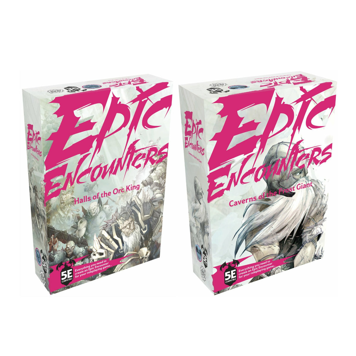 Epic Encounters Caverns Of The Frost Giant and Halls of The Orc King Bundle