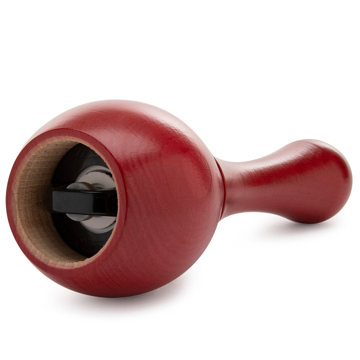 Maracas 9-Inch Beechwood Spice Mill (Green and Red, 2-Pack)