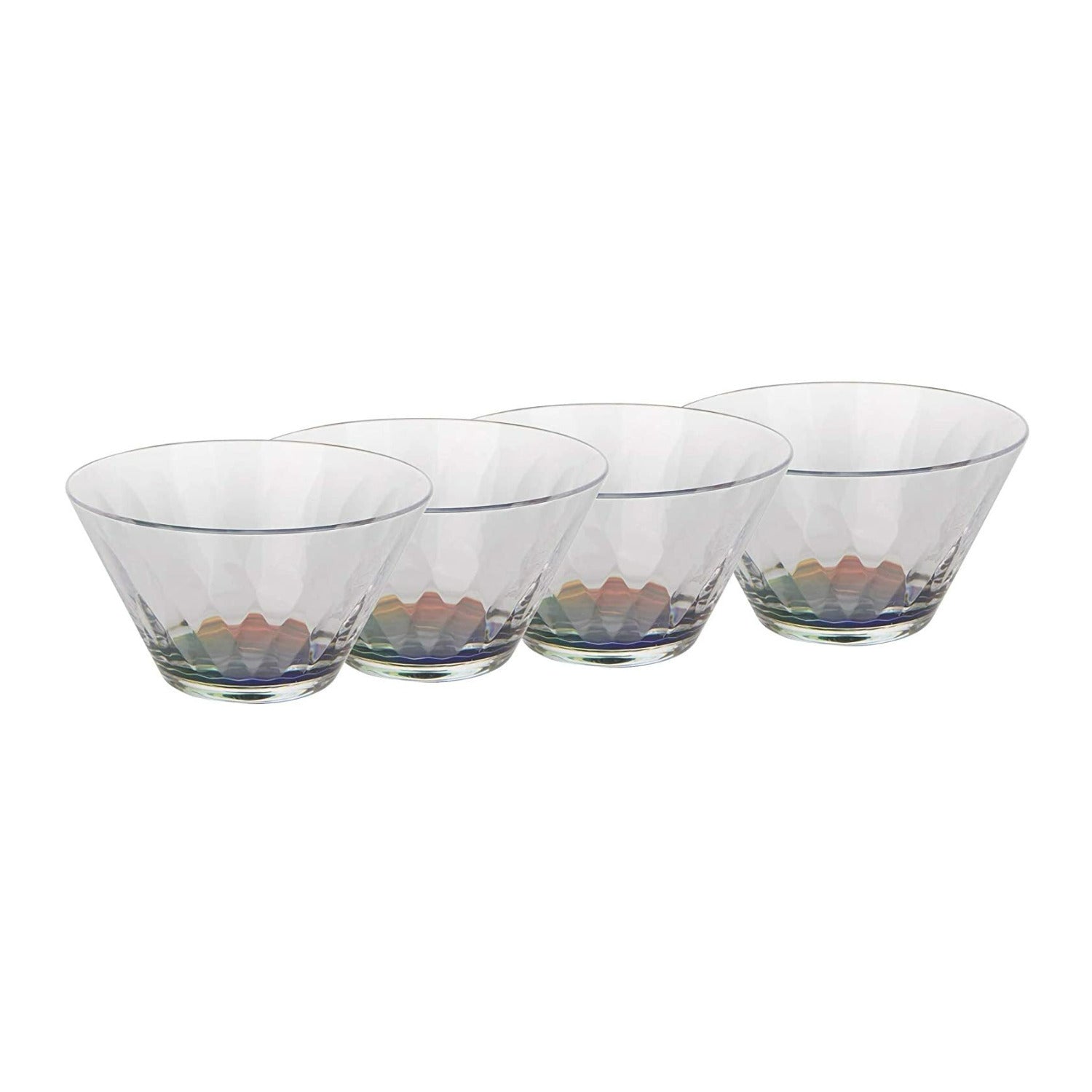 Mind Reader RSAL4-CLR Small Acrylic Multi-Purpose Bowls 4-Pack