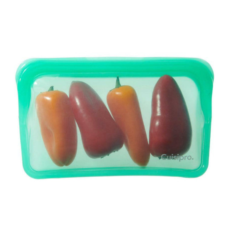 Cuisipro Green Silicone Pack-it Bag (27.25 x 5.25-Inch, 13.5 fl oz, 2-Pack)
