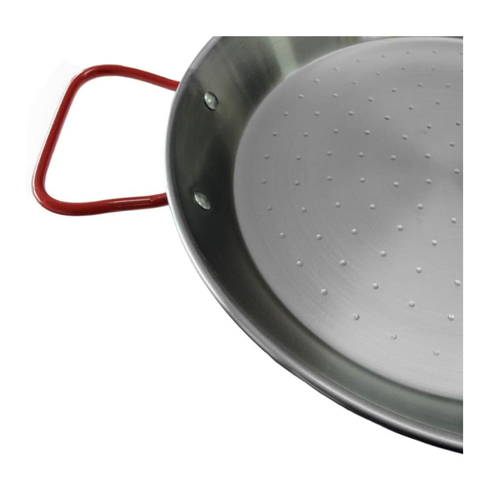 Garcima La Paella 24-Inch Carbon Steel Paella Pan (Silver)