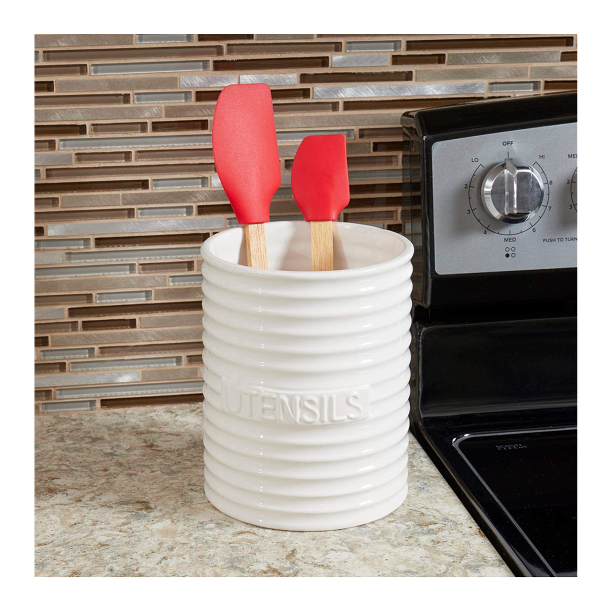 HDS Trading 2-Piece Silicone Spatula Set