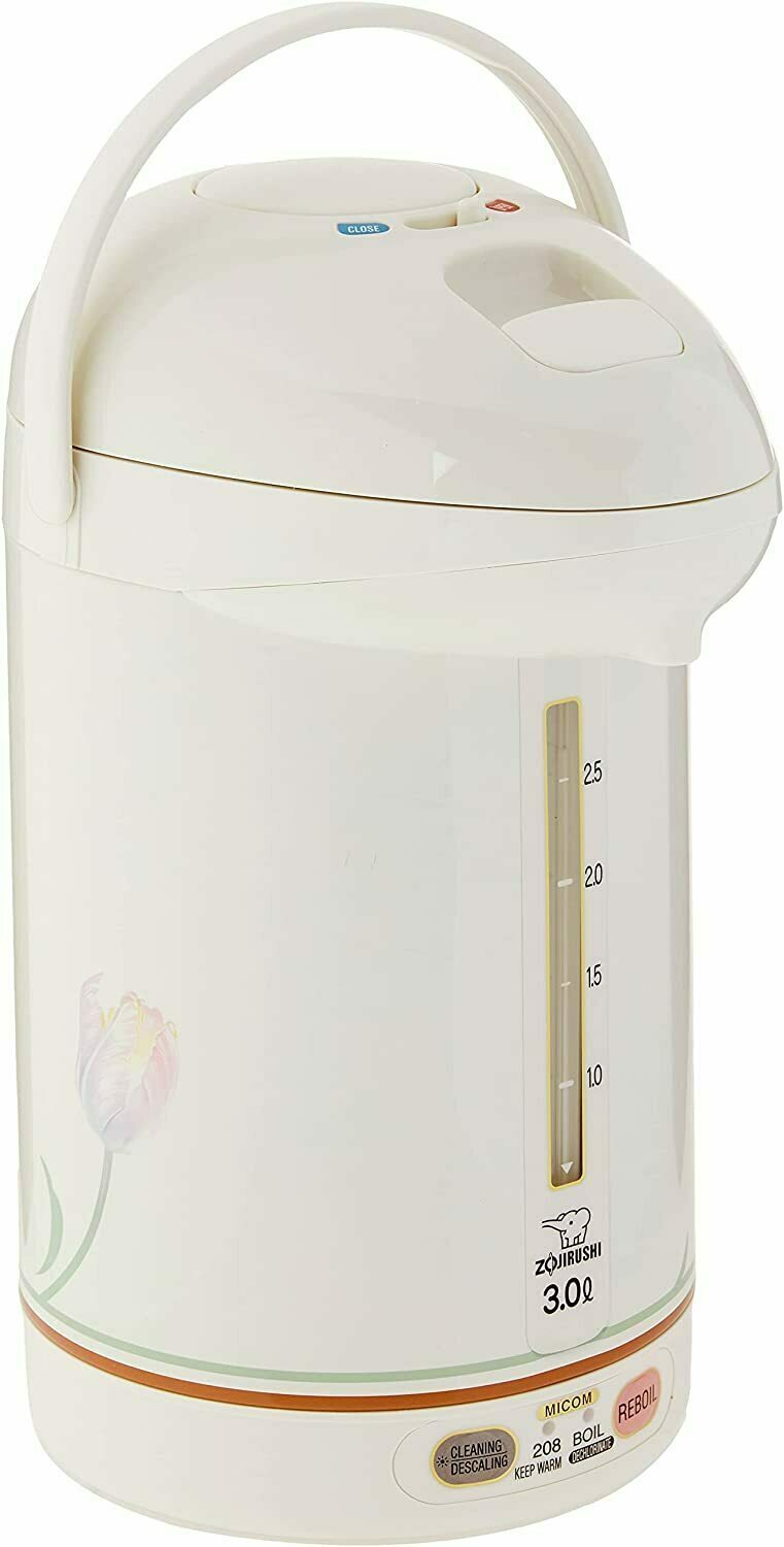 Zojirushi CW-PZC30FC Micom Super Boiler (3.0 Liters, White Ballerina)