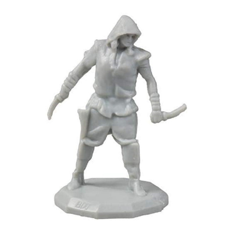 Monster Protectors Unpainted Fantasy Bandit Mini Figures (8-Pack)