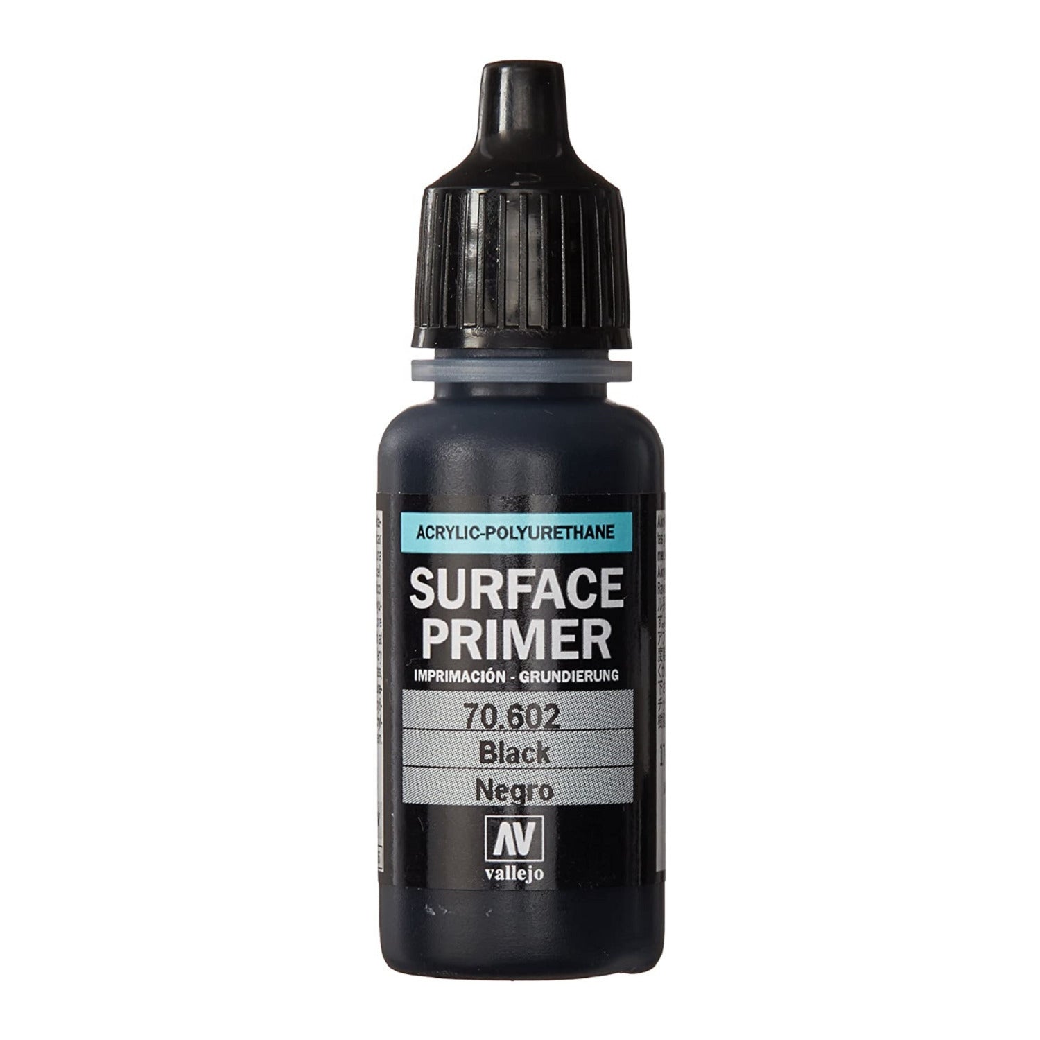 Vallejo Acrylic Polyurethane (17ml, Black Primer)