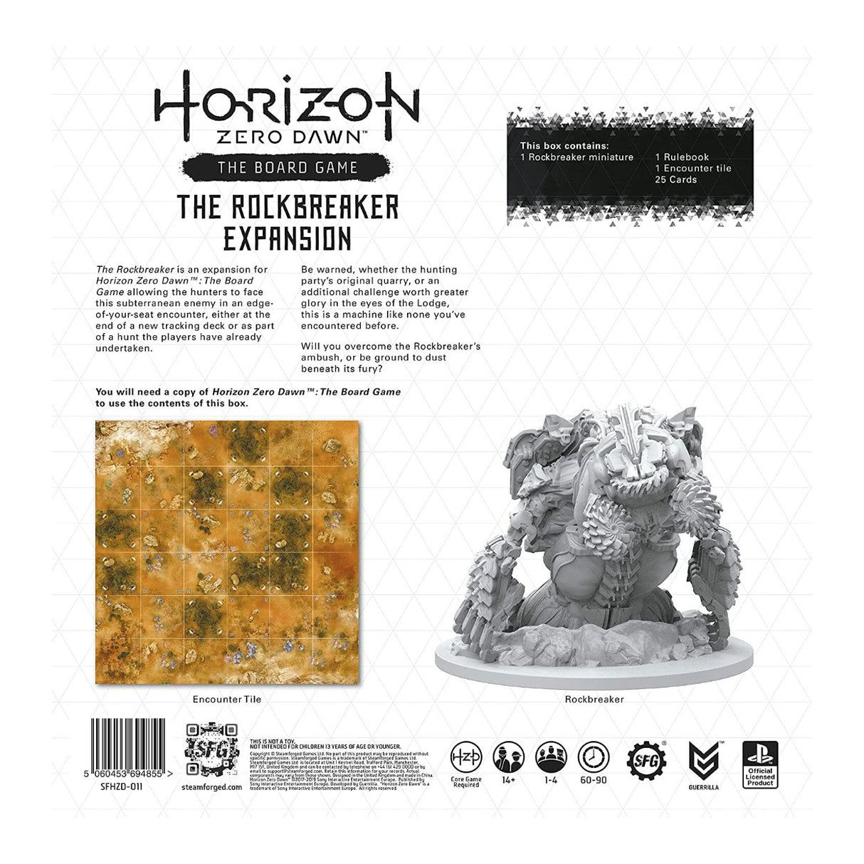 Steam Forged Games Horizon Zero Dawn The Board Game The Rockbreaker Expansion