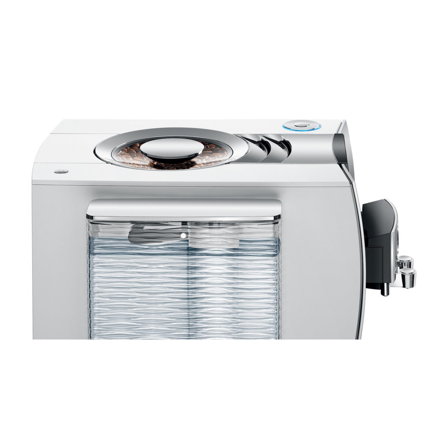 Jura Z10 Automatic Coffee Machine for Hot and Cold Coffee (Aluminum White)