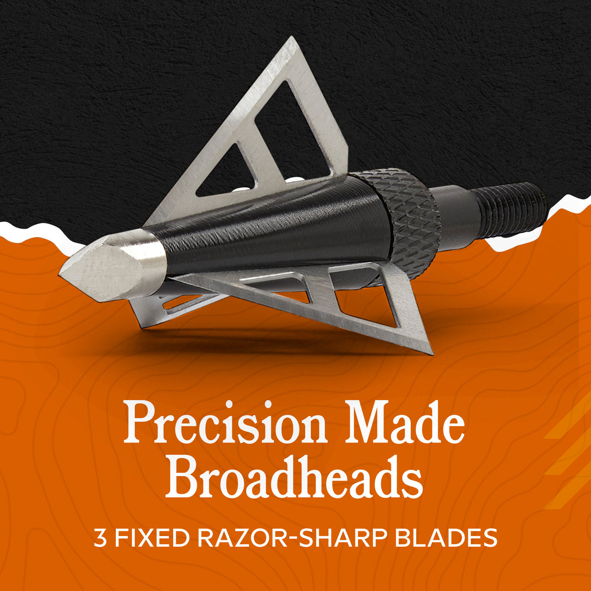 BELOW ZERO Hunting Broadheads/Crossbow & Compound Bow Arrow Heads (6 Pieces)