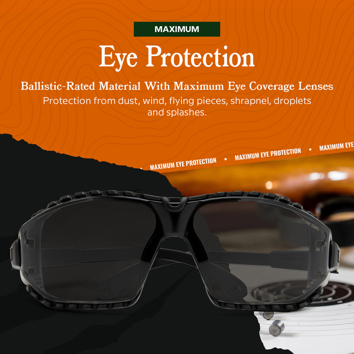 BELOW ZERO Ballistic Protection Glasses