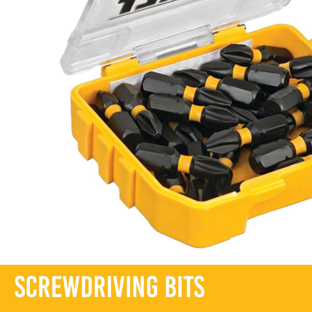 DeWalt FlexTorq Impact Phillips Driver Bit Set (1/4-Inch x 1-Inch, 30-Piece)