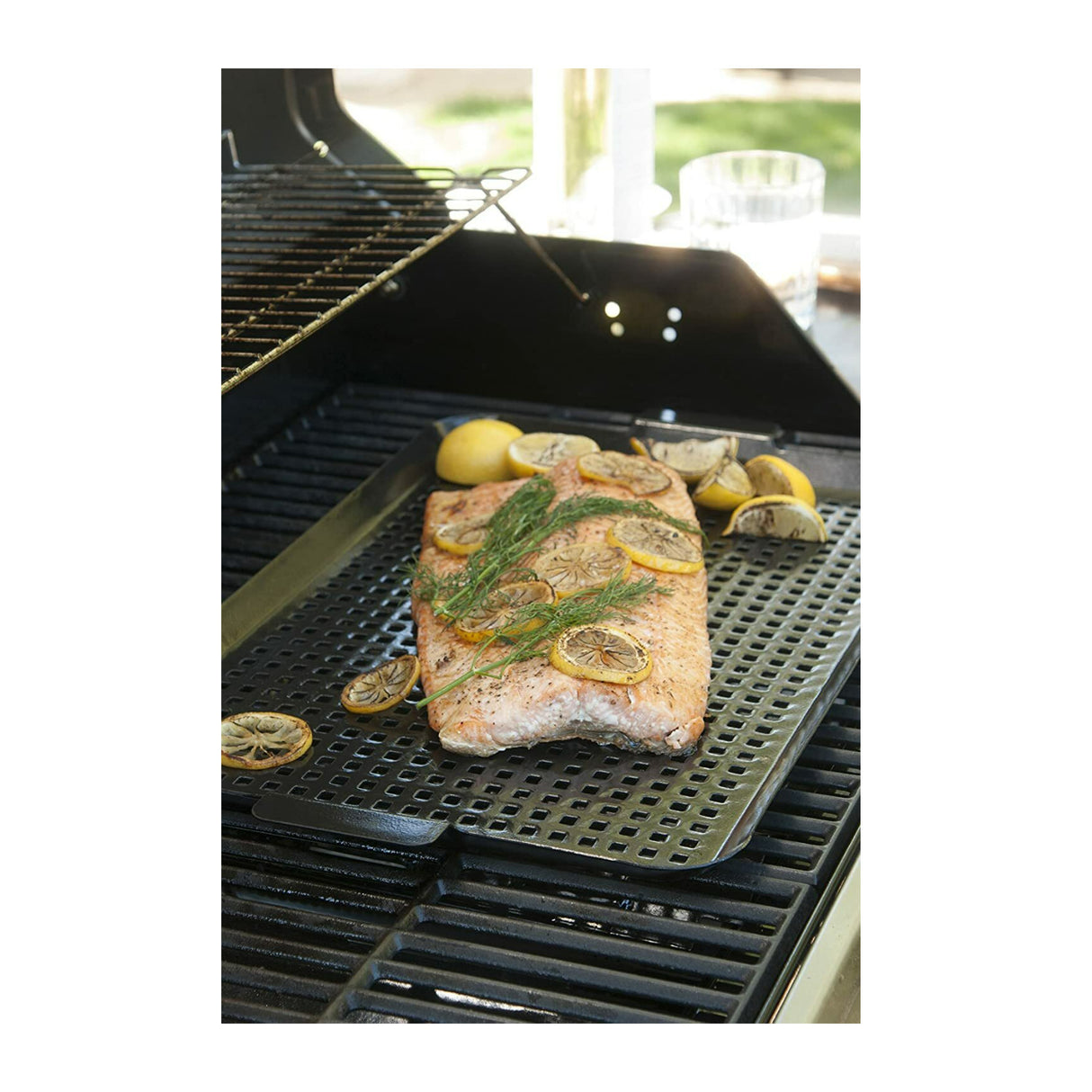 Charcoal Companion CC3079 Porcelain Coated Grilling Grid (Medium, 14.5 x 10 in.)