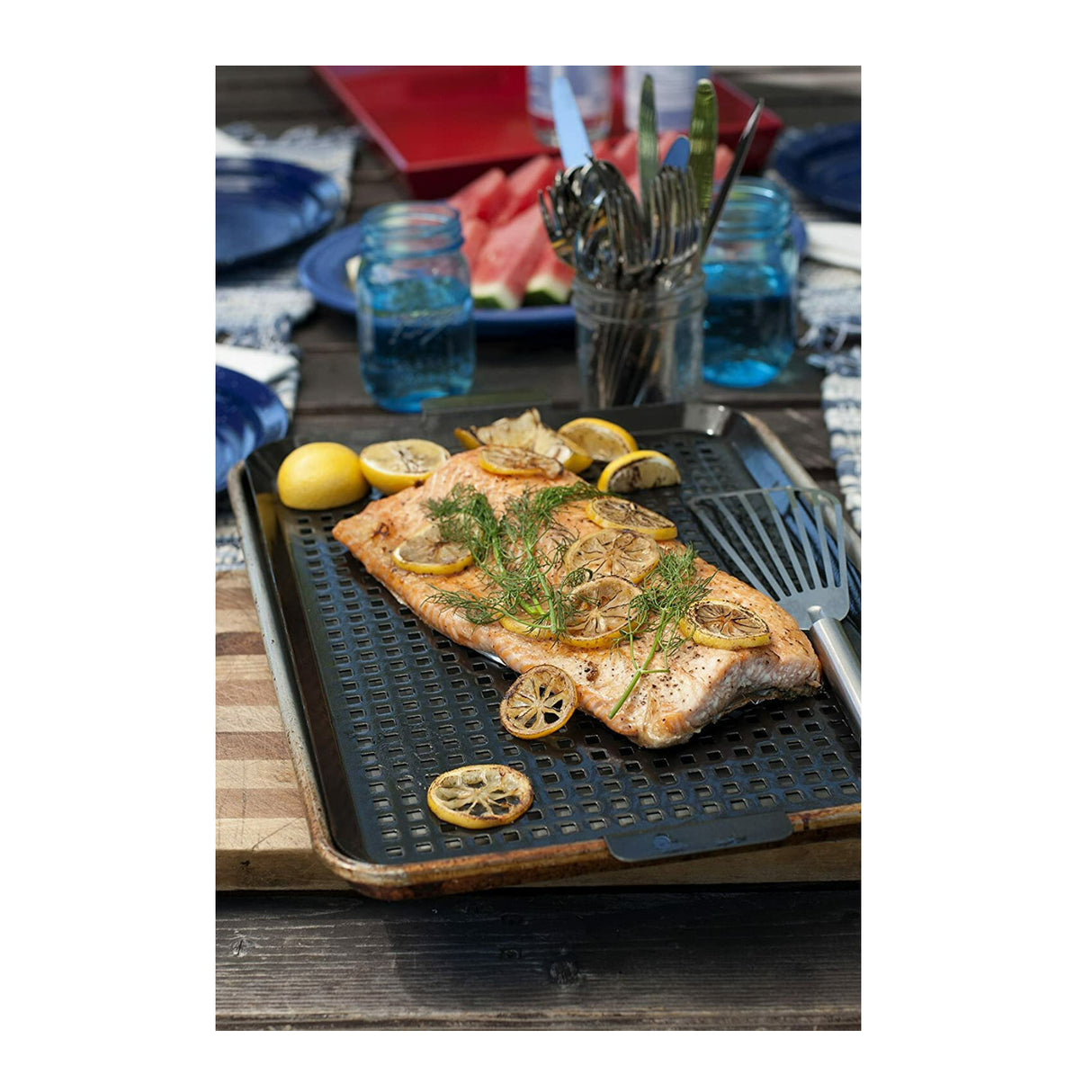 Charcoal Companion Porcelain Coated Steel Grid Nesting Bundle (Set of 3)