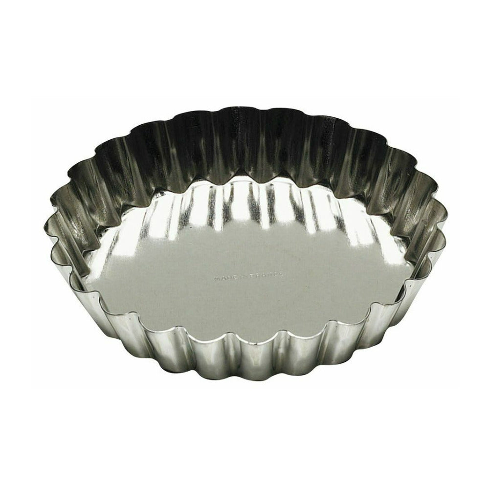 Gobel Tart Tin Mold Fluted Round (7/6cm Diameter)