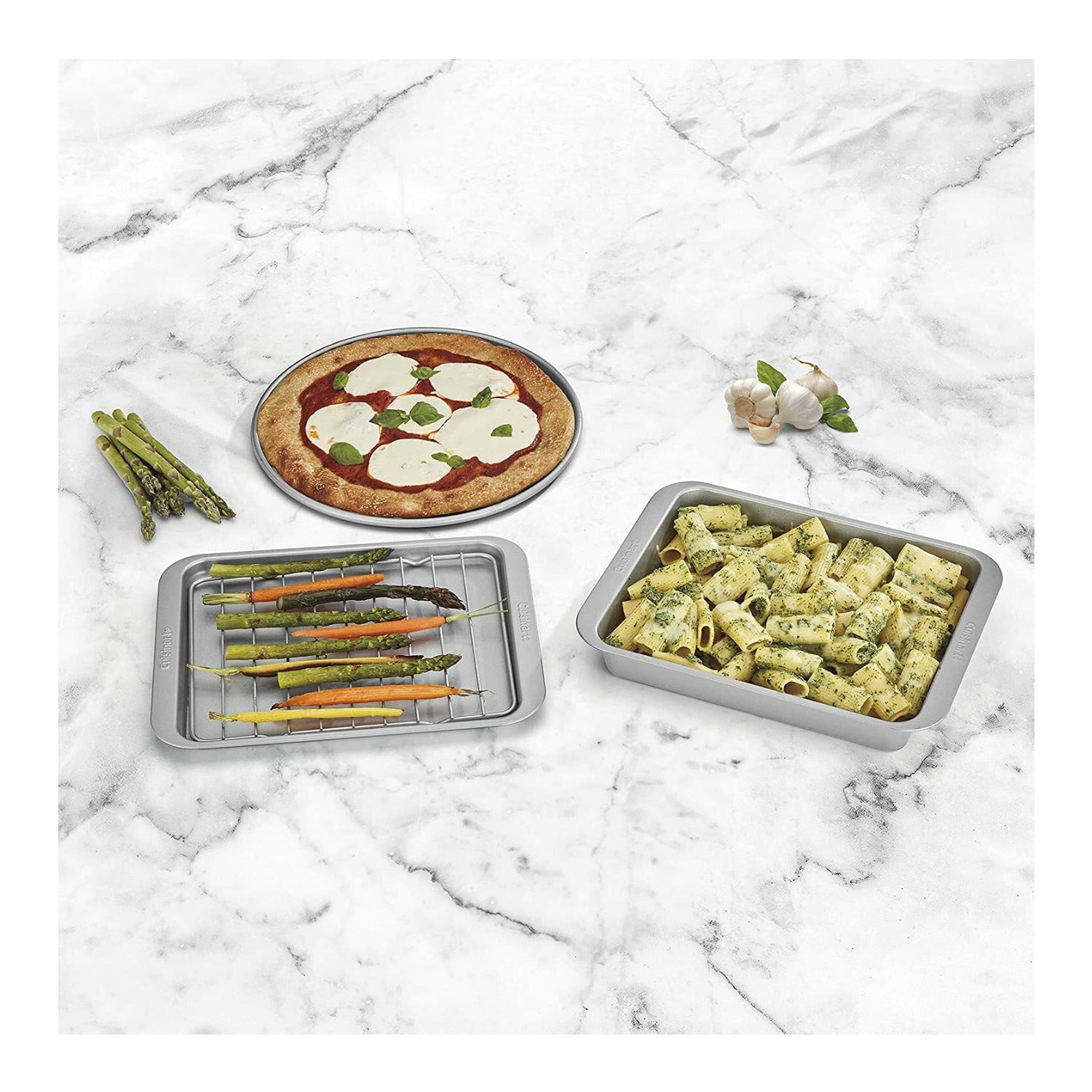 Cuisinart AMB-TOB4 Toaster Oven Baking Pan 4-Piece Set