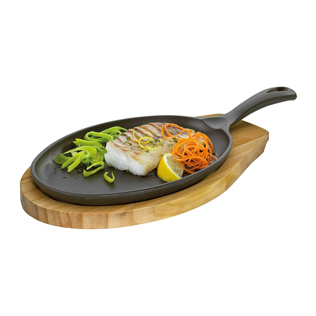 Kchenprofi Oval Serving Pan with Wooden Board