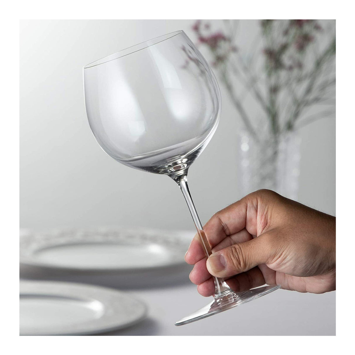 Riedel Veritas Chardonnay Glasses (6-Pack) with Cloth and Wine Pourer