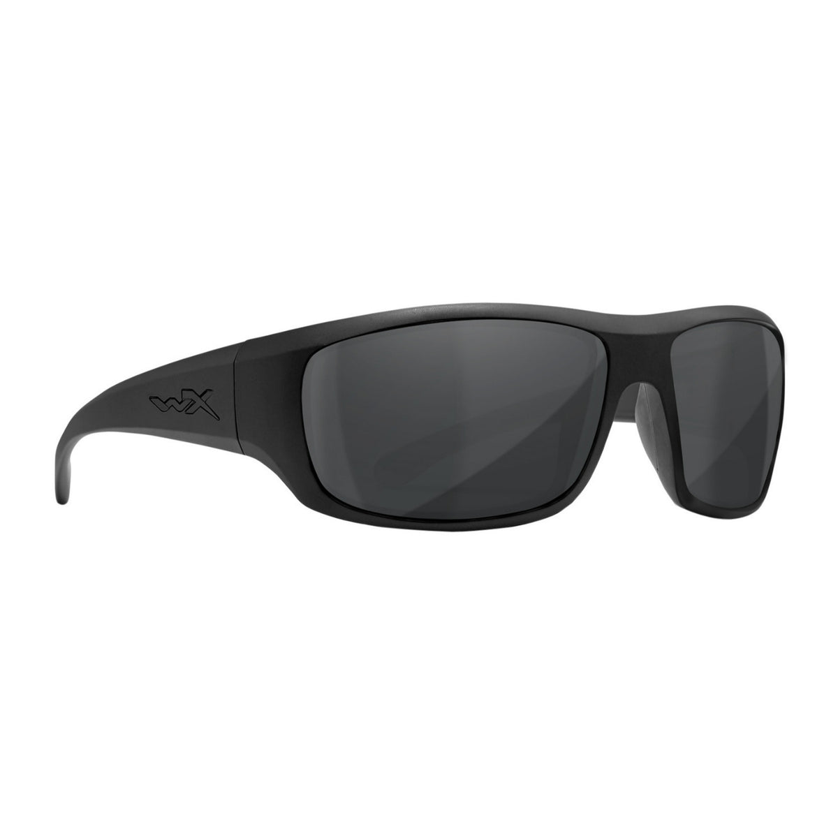 Wiley-X Omega Sunglasses (Captivate Polarized Gray Lens, Matte Black Frame)