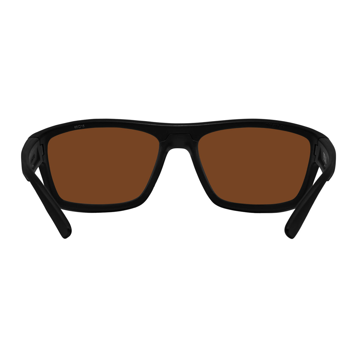 Wiley-X WX Peak Sunglasses (Captivate Polarized Copper Lens, Matte Black Frame)