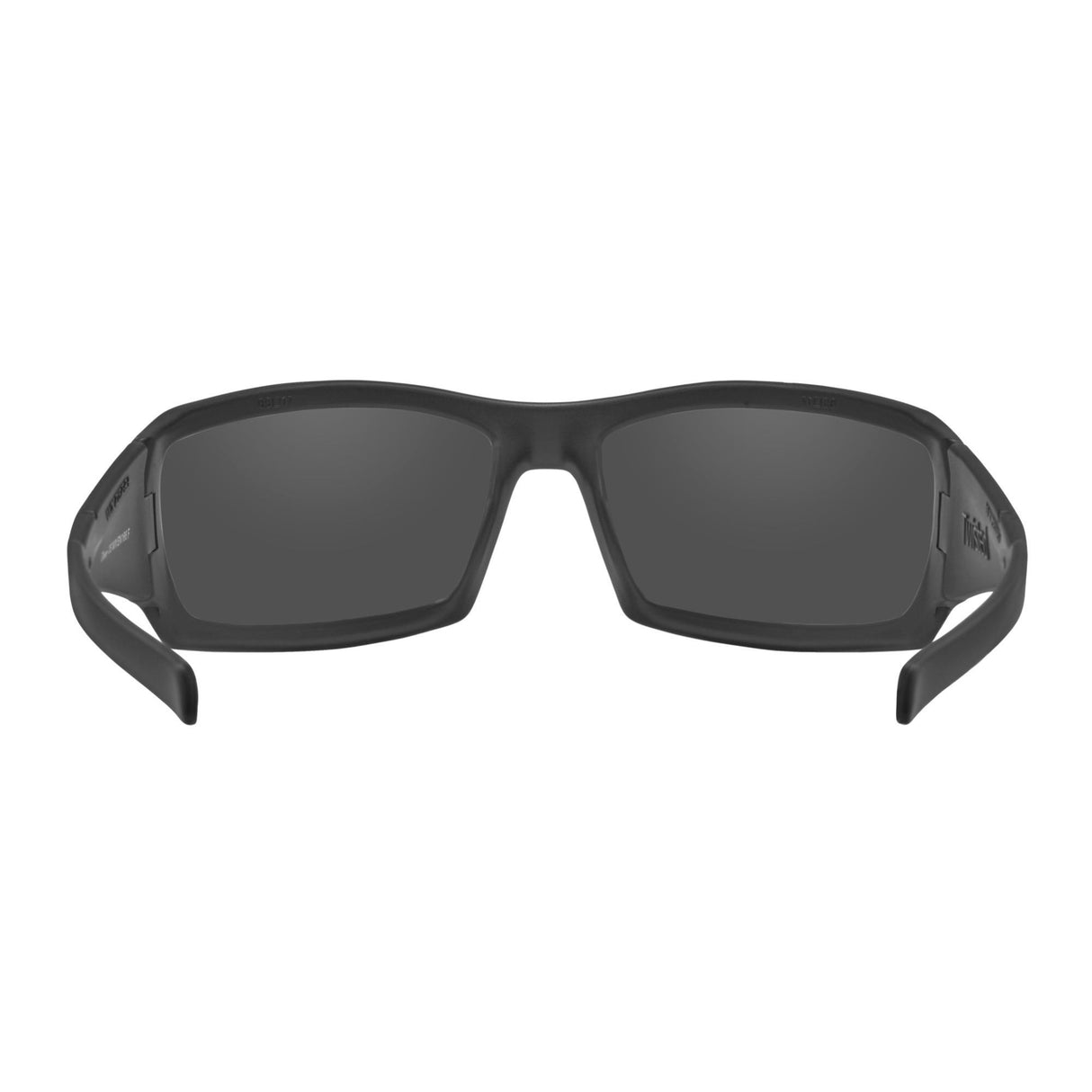 Wiley-X WX Twisted Sunglasses (Polarized Blue Mirror Lens, Matte Gray Frame)