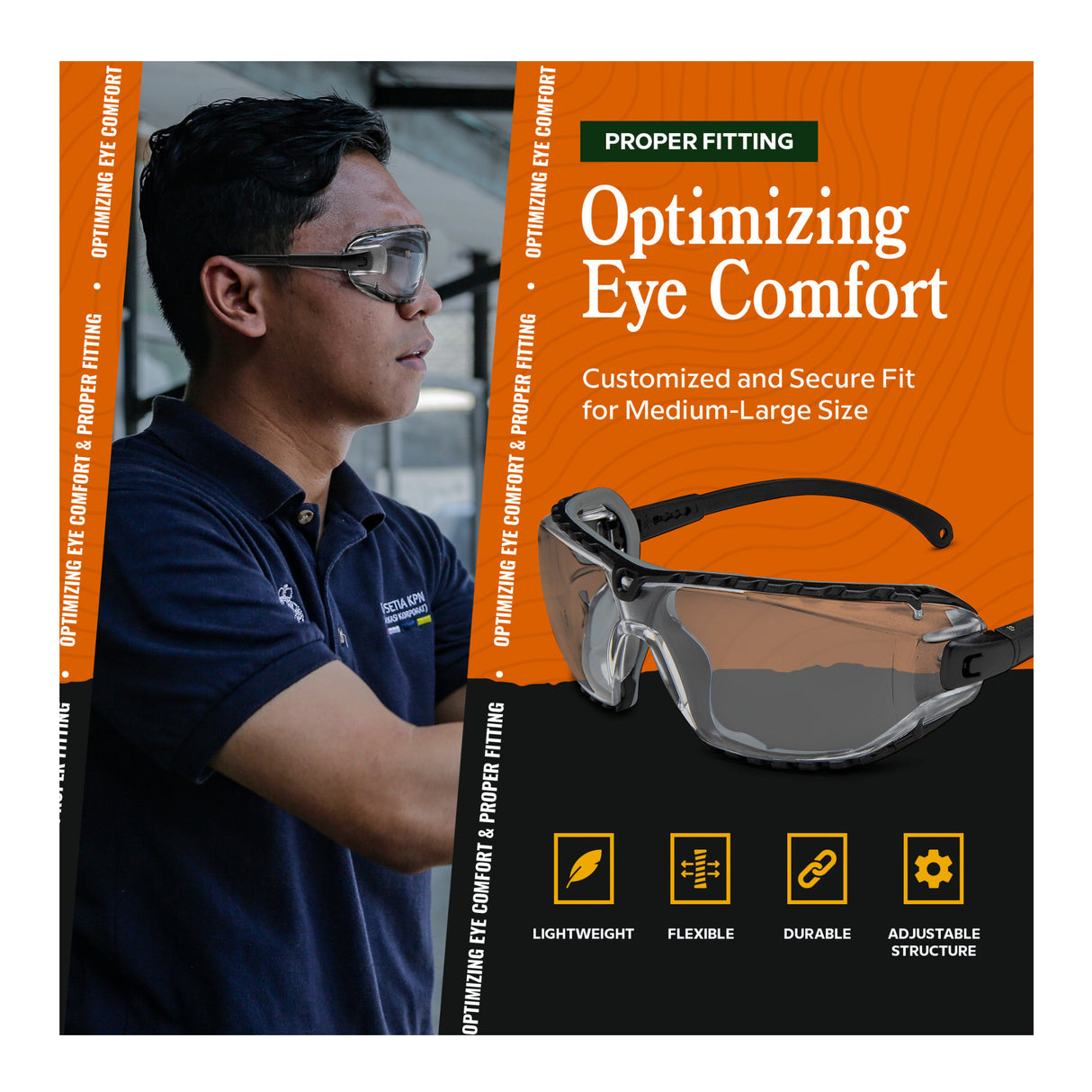 BELOW ZERO Ballistic Protection Glasses (Clear)