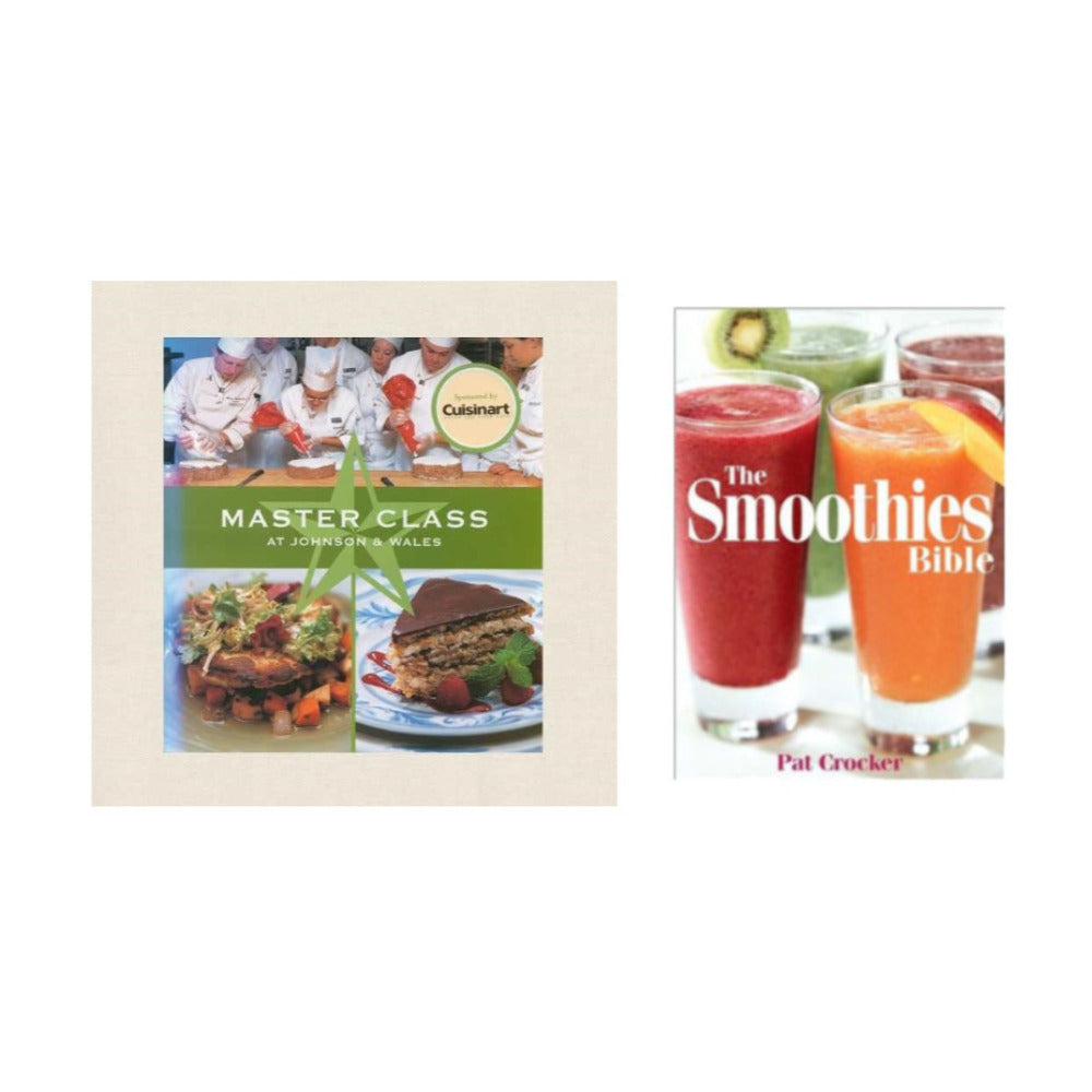 Cuisinart Master Class Cookbook with Robert Rose The Smoothies Bible Recipe book