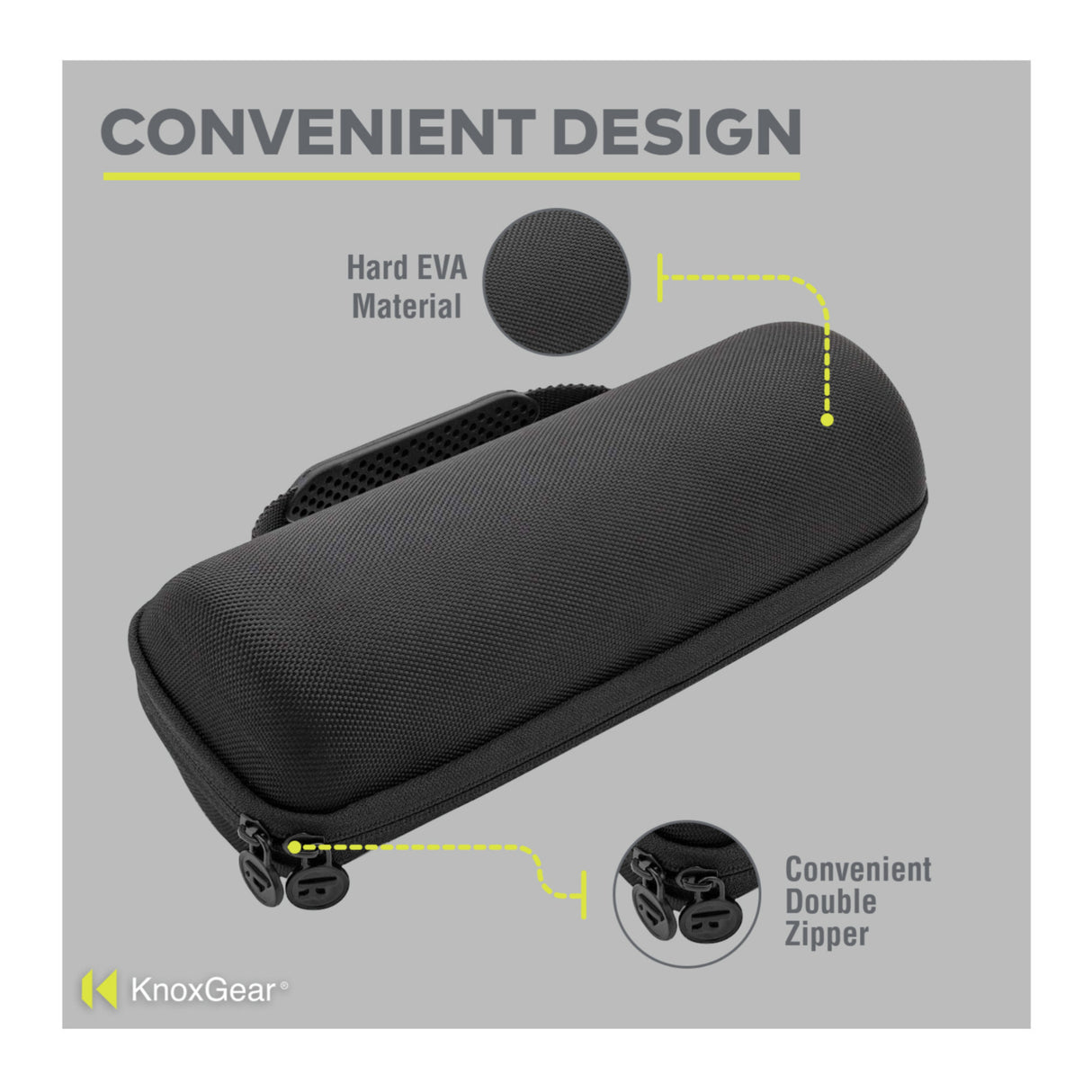 Knox Gear Hard Case for Ultimate Ears BOOM 3 Portable Bluetooth Speaker
