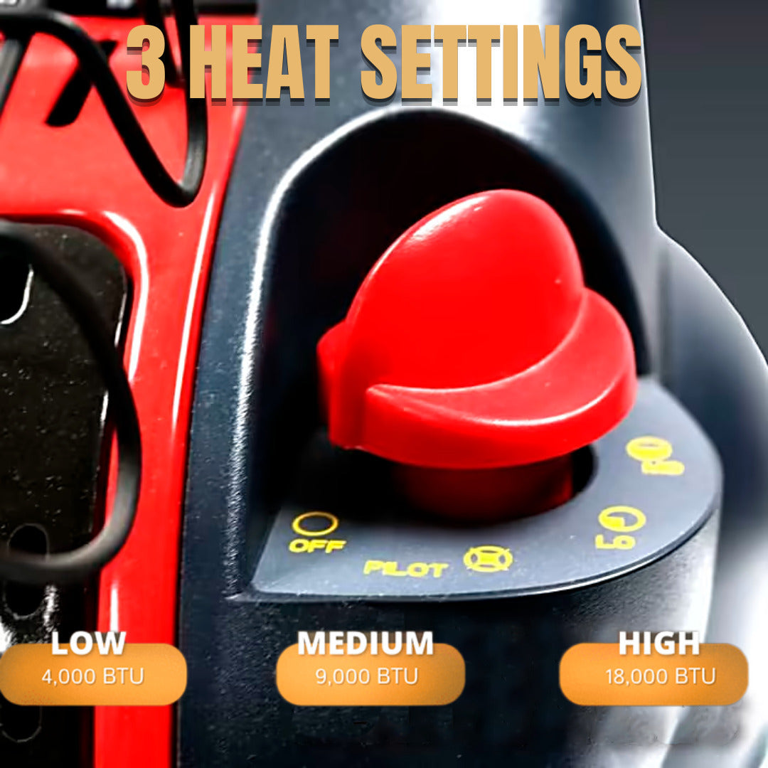 Mr. Heater Portable Big Buddy Propane Heater with 10-Feet Propane Hose Bundle