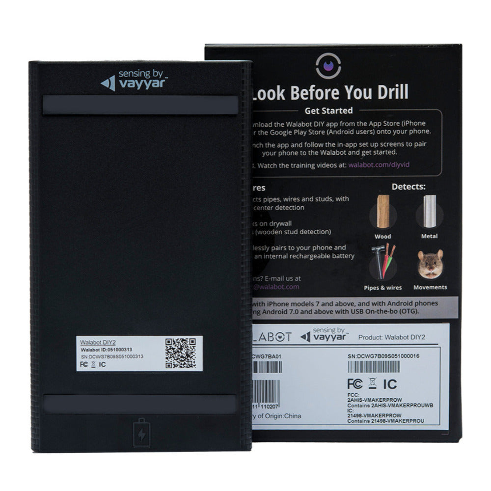 WALABOT DIY 2 - Advanced Stud Finder and Wall Scanner for Android & Smartphones