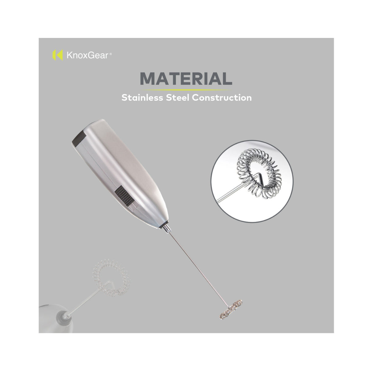 Knox Gear Handheld Milk Frother (50-pack)