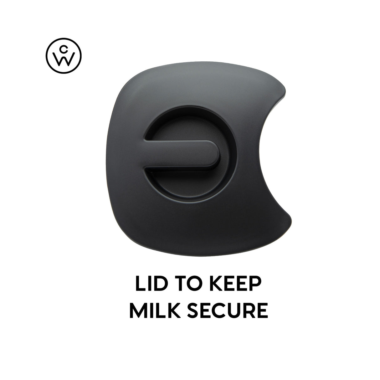 ChefWave Glass Pitcher with Lid for the Milkmade Non-Dairy Milk Maker (Black)