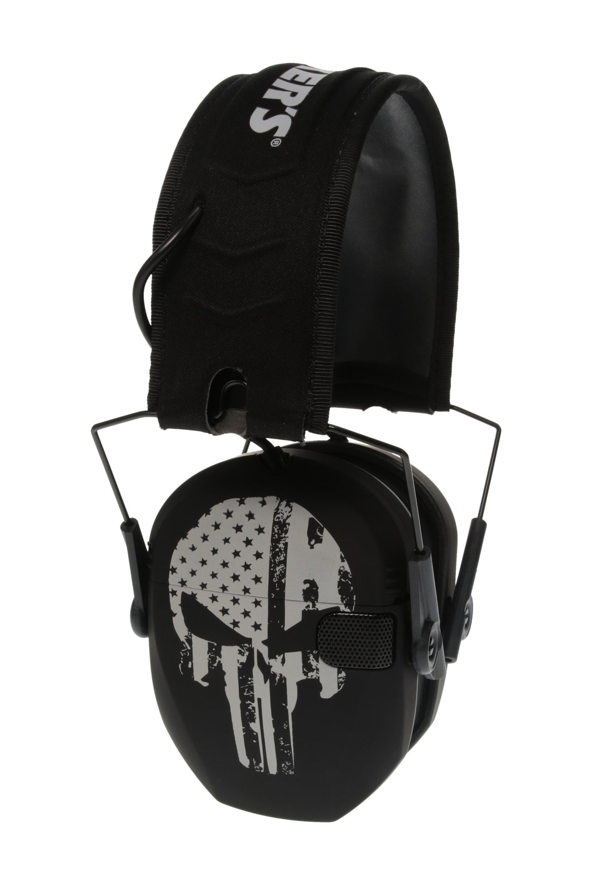 Walkers Game Ear Razor Muffs (Punisher) with Protective Case