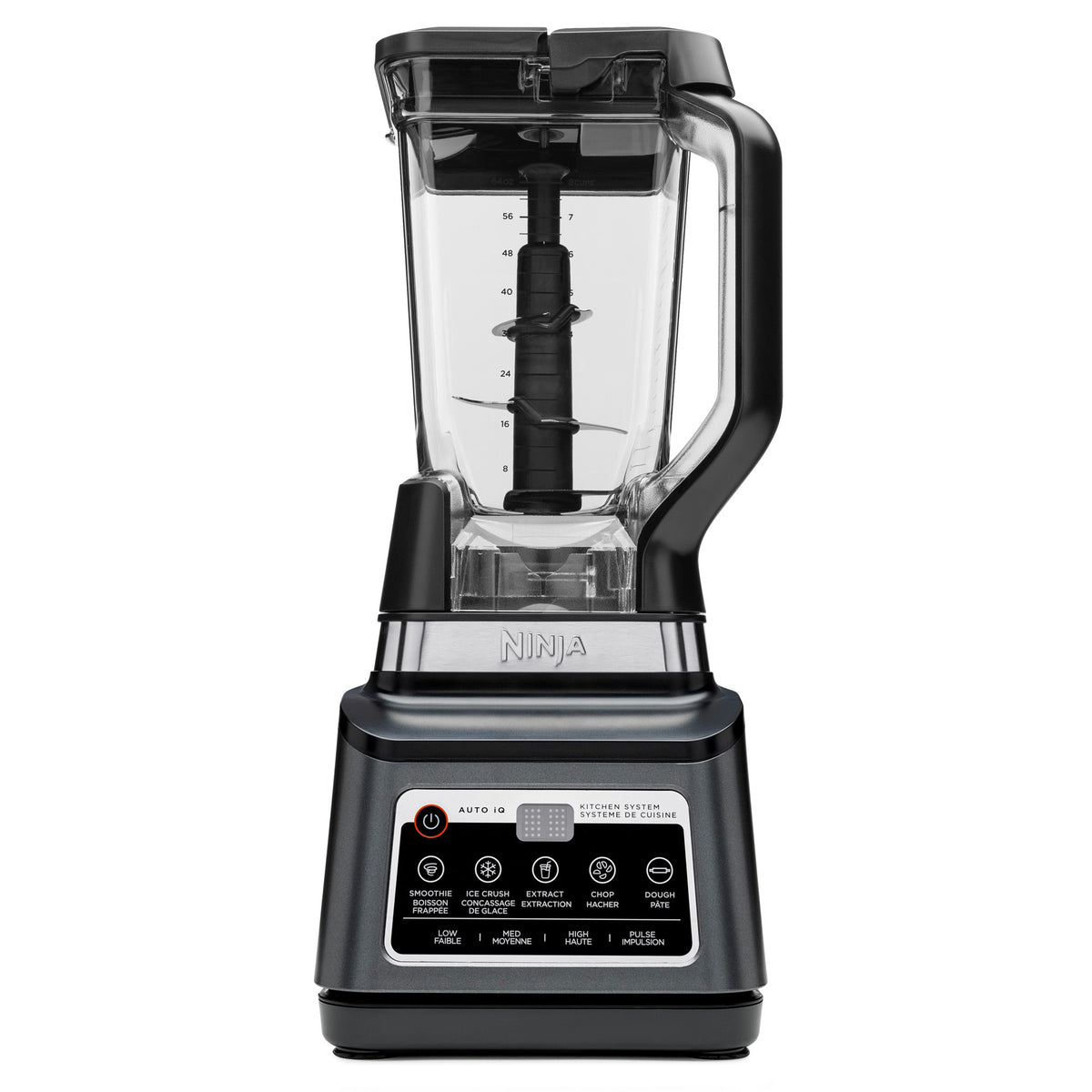 Ninja Professional Plus Kitchen System with Auto IQ 1400 Wp 5 Smoothies Function, Chopping and Dough
