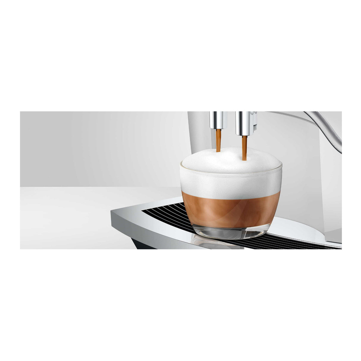 Jura 15559 E6 Automatic Espresso Machine with Easy Cappuccino Function (White)