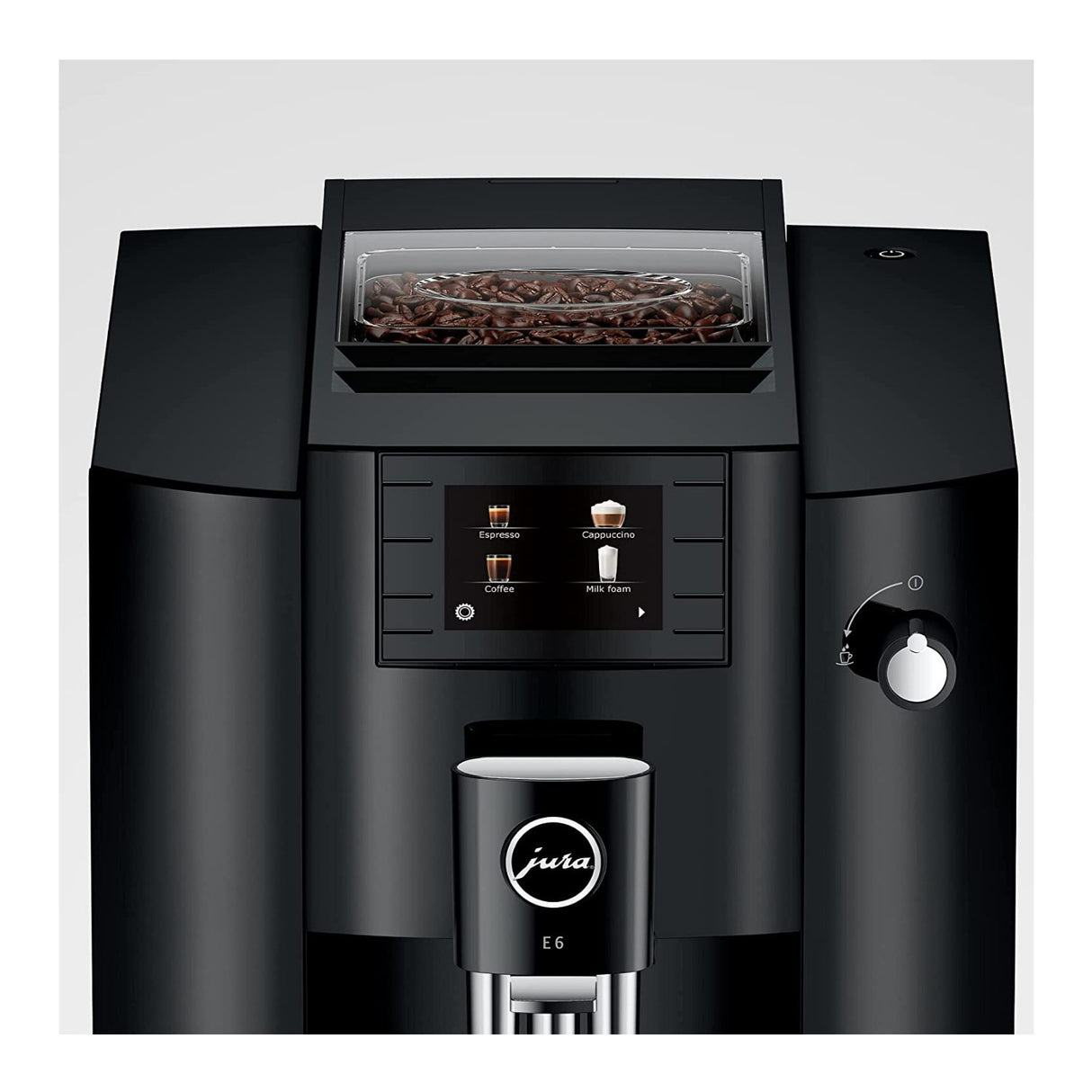 Jura 15622 E6 Automatic Espresso Machine with Easy Cappuccino Function (Black)