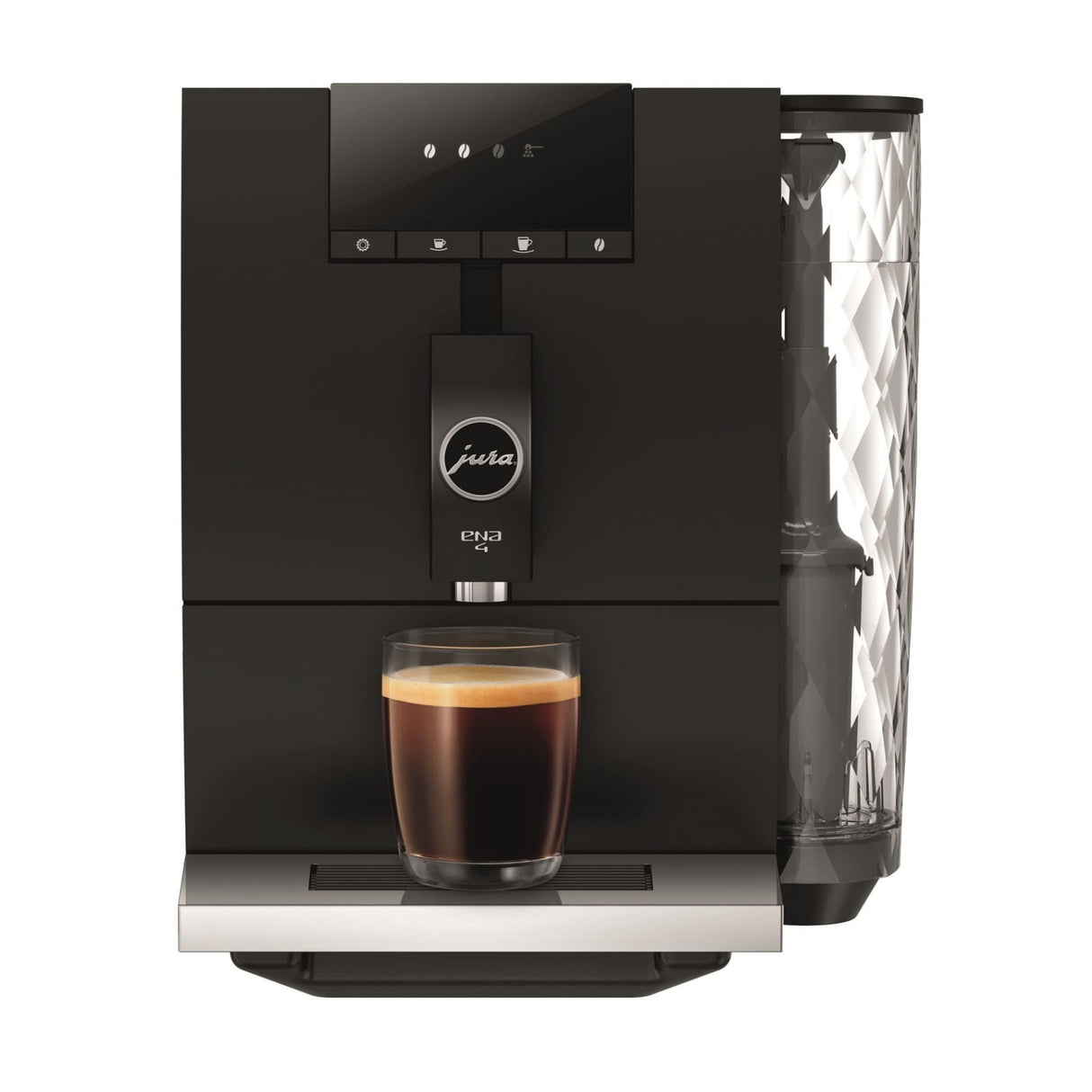 Jura ENA 4 Coffee Machine (Metropolitan Black) with Cleaning Tablets and Filters