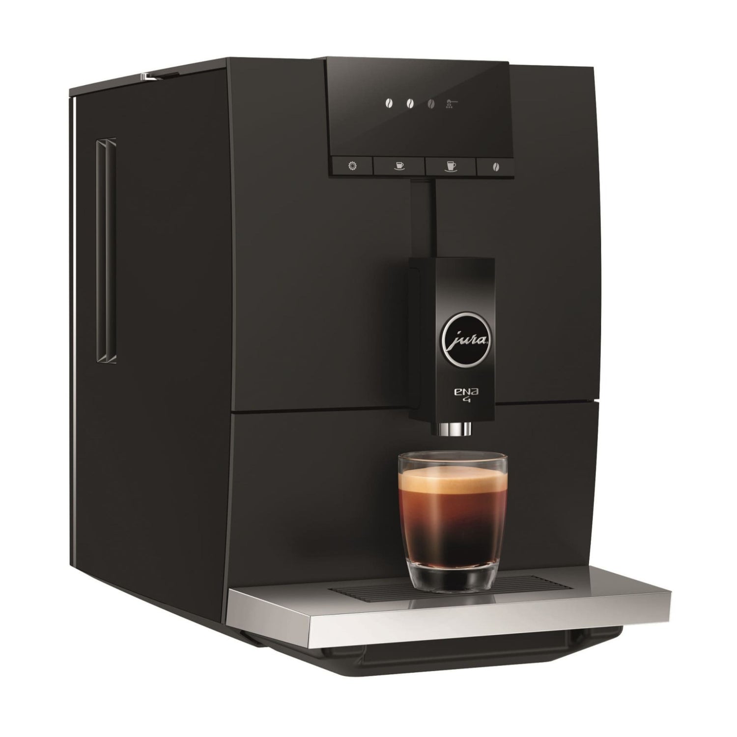 Jura ENA 4 Coffee Machine (Metropolitan Black) with Cleaning Tablets and Filters