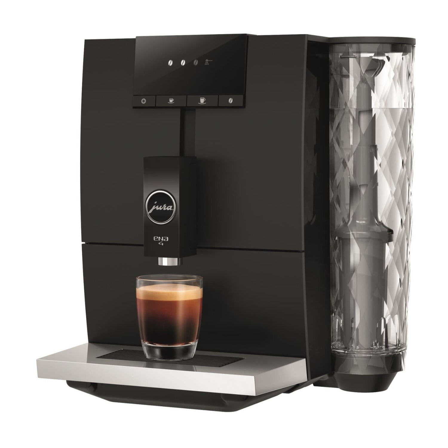 Jura ENA 4 Coffee Machine (Metropolitan Black) with Cleaning Tablets and Filters