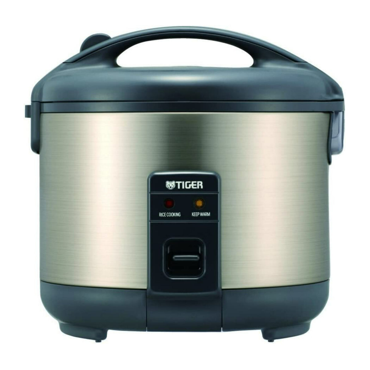 Tiger JNP-S55U 3-Cup Capacity White Rice Cooker with Spatula and Measuring Cup