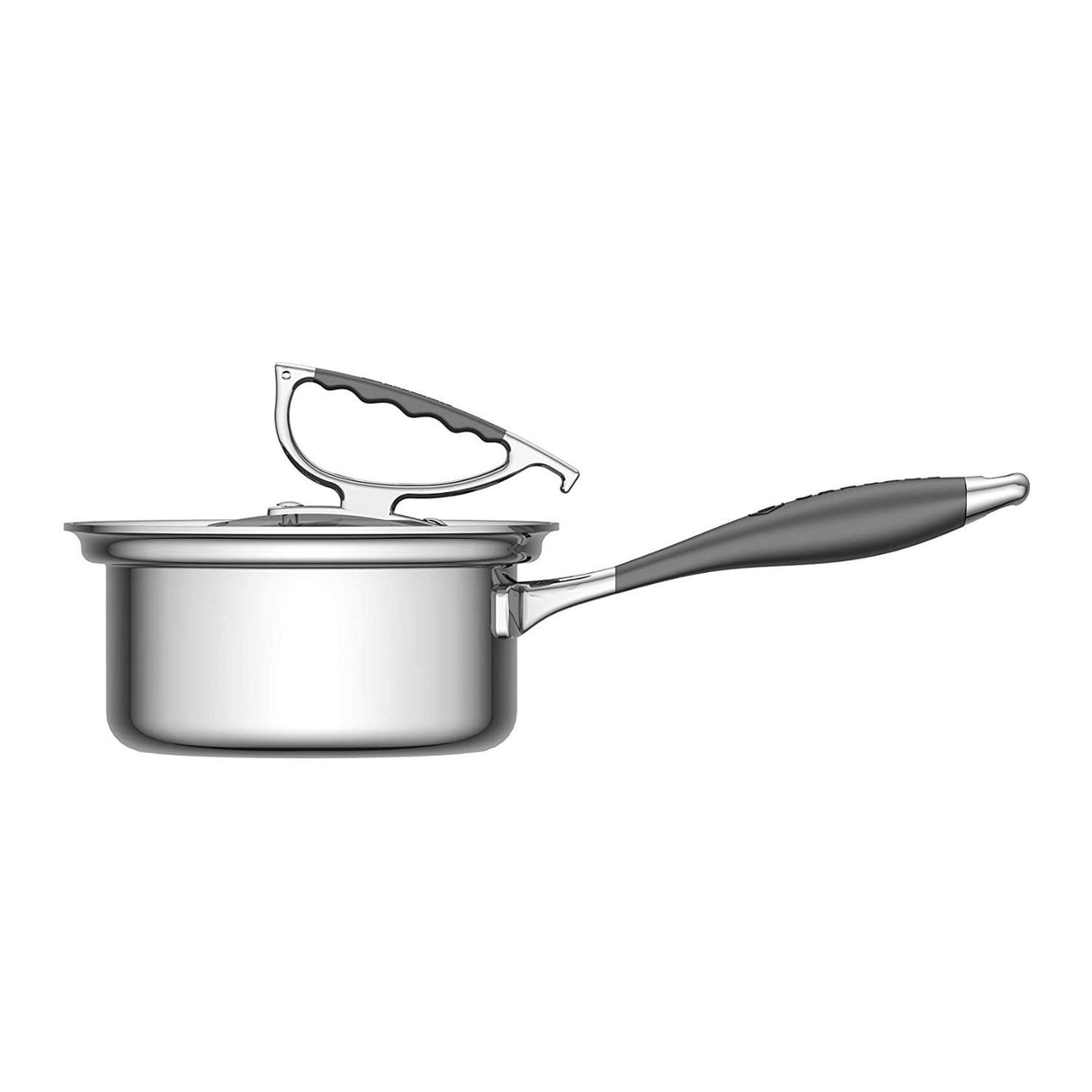 CookCraft Sauce Pan with Glass Latch Lid (1.5 Quart)