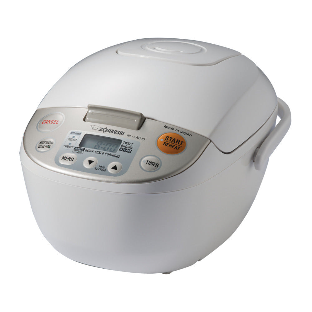 Zojirushi Micom Rice Cooker and Warmer (5.5-Cup/ Beige) with Bowl and Spoon