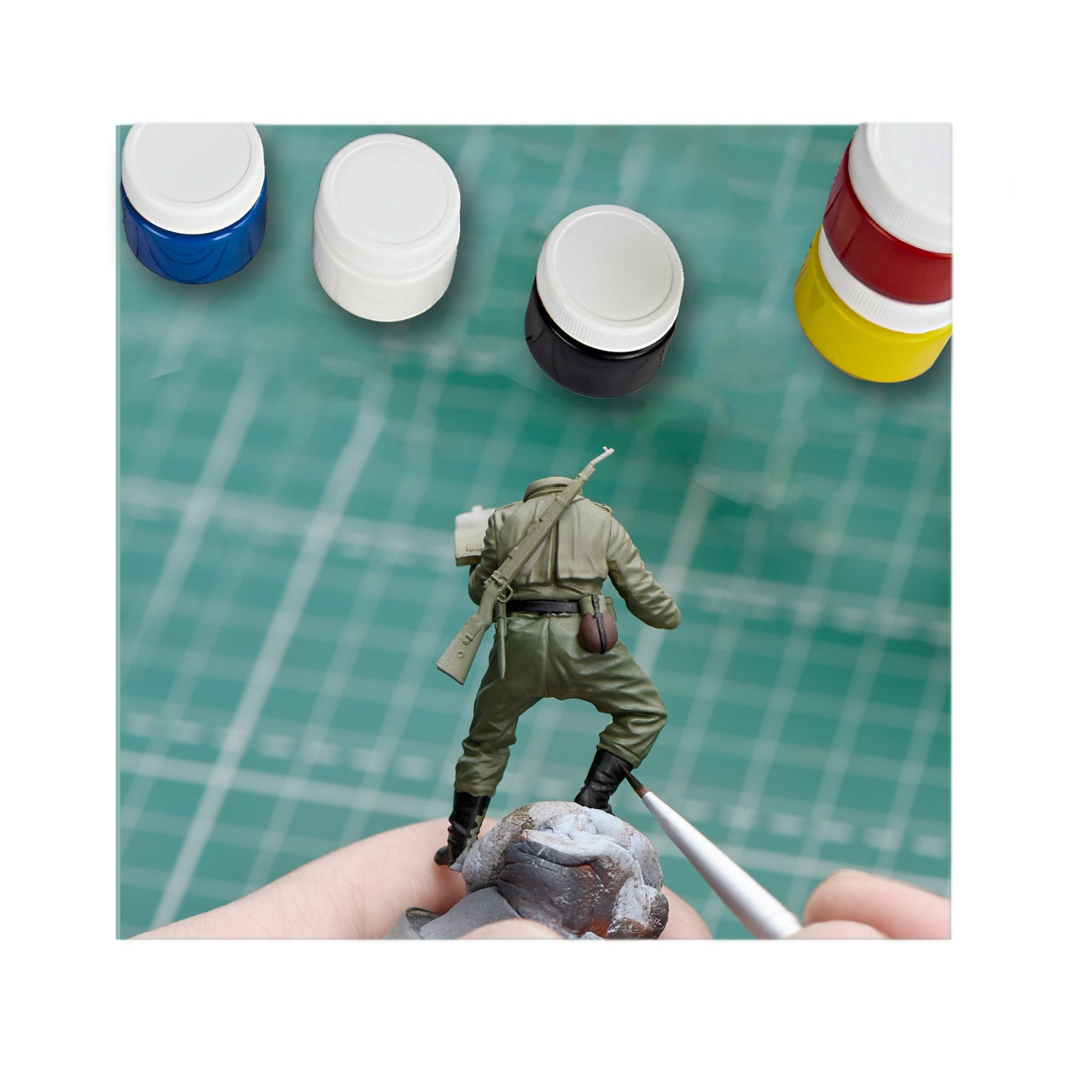 Kratos Craft LIQUIDSENTIALS Starter Kit for Miniatures - Paints and Wet Palette