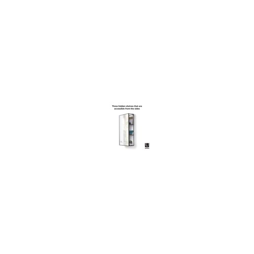 Umbra Cubiko Wall Mirror and Storage Unit (Black, 40 lb Capacity)