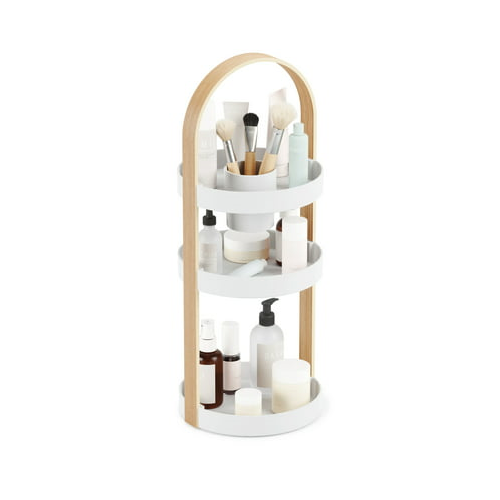 Umbra Bellwood Cosmetic Organizer (White-Natural)