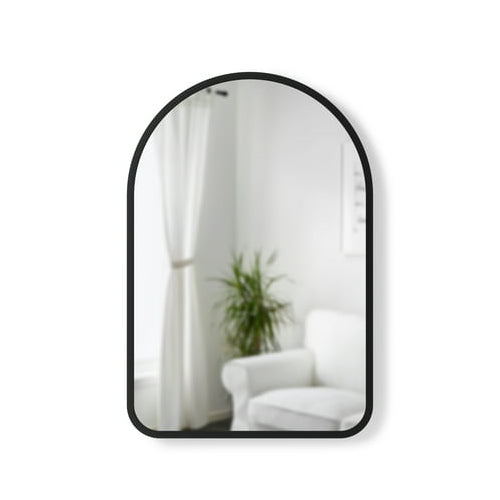 Umbra Hub Arched Mirror (Black)