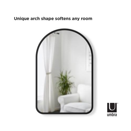 Umbra Hub Arched Mirror (Black)